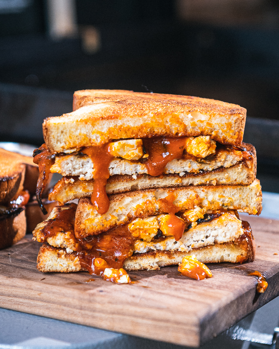 Buffalo Chicken Patty Melt » The Yankee Cowboy