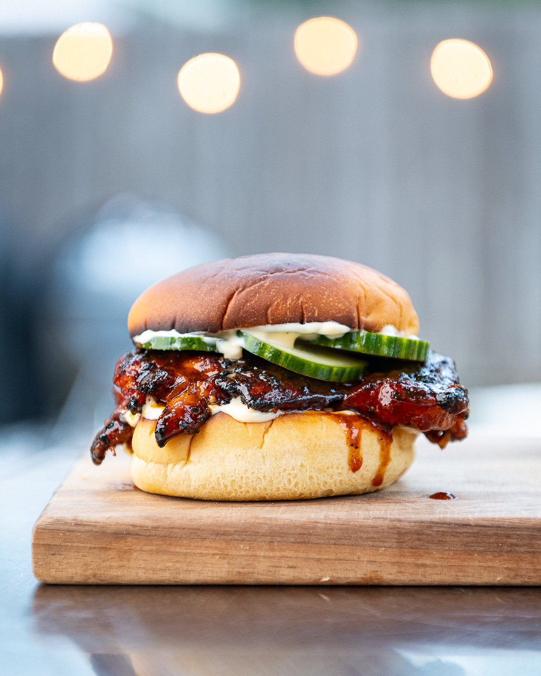 Korean BBQ Grilled Chicken Sandwich - The Yankee Cowboy